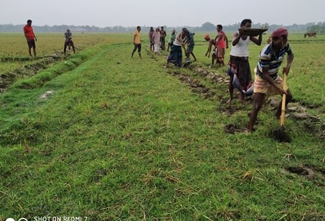 The villagers made the road voluntarily