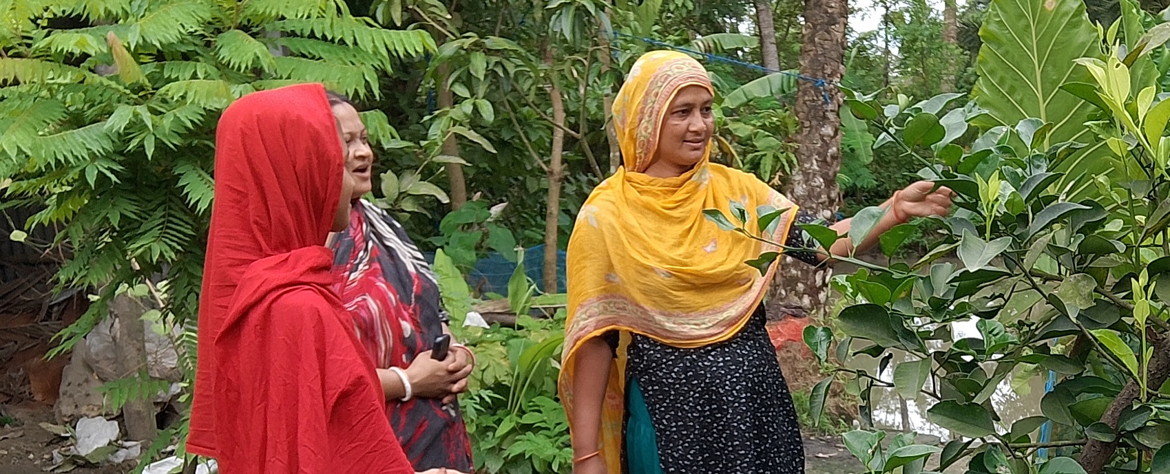 Heera Parvin cultivates nutrition in Rural Shyamnagar