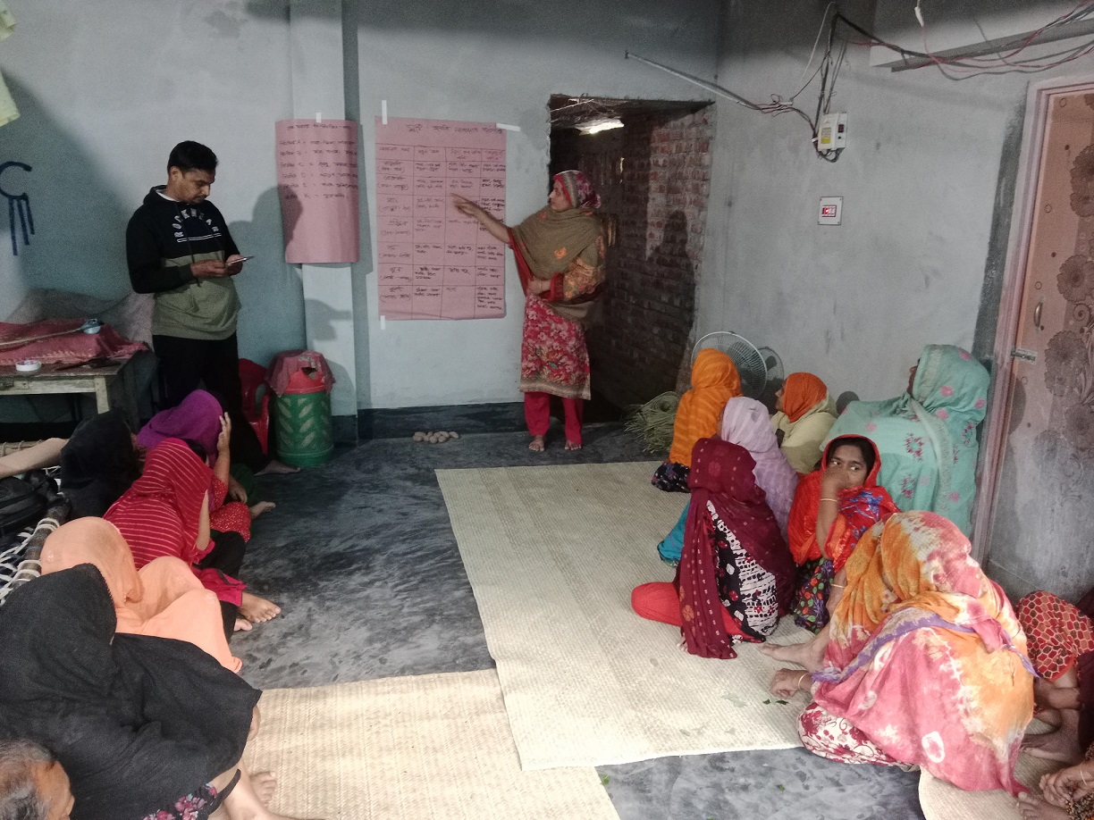 Training on seasonal cultivation helps women becoming more skilled
