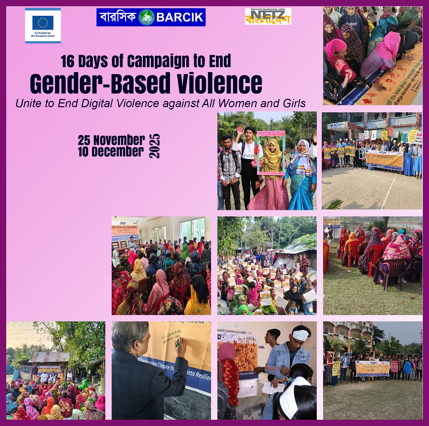 Securing Women’s Digital Futures: BARCIK–ENGAGE’s 16 Days Campaign for Unity, Commitment and Change
