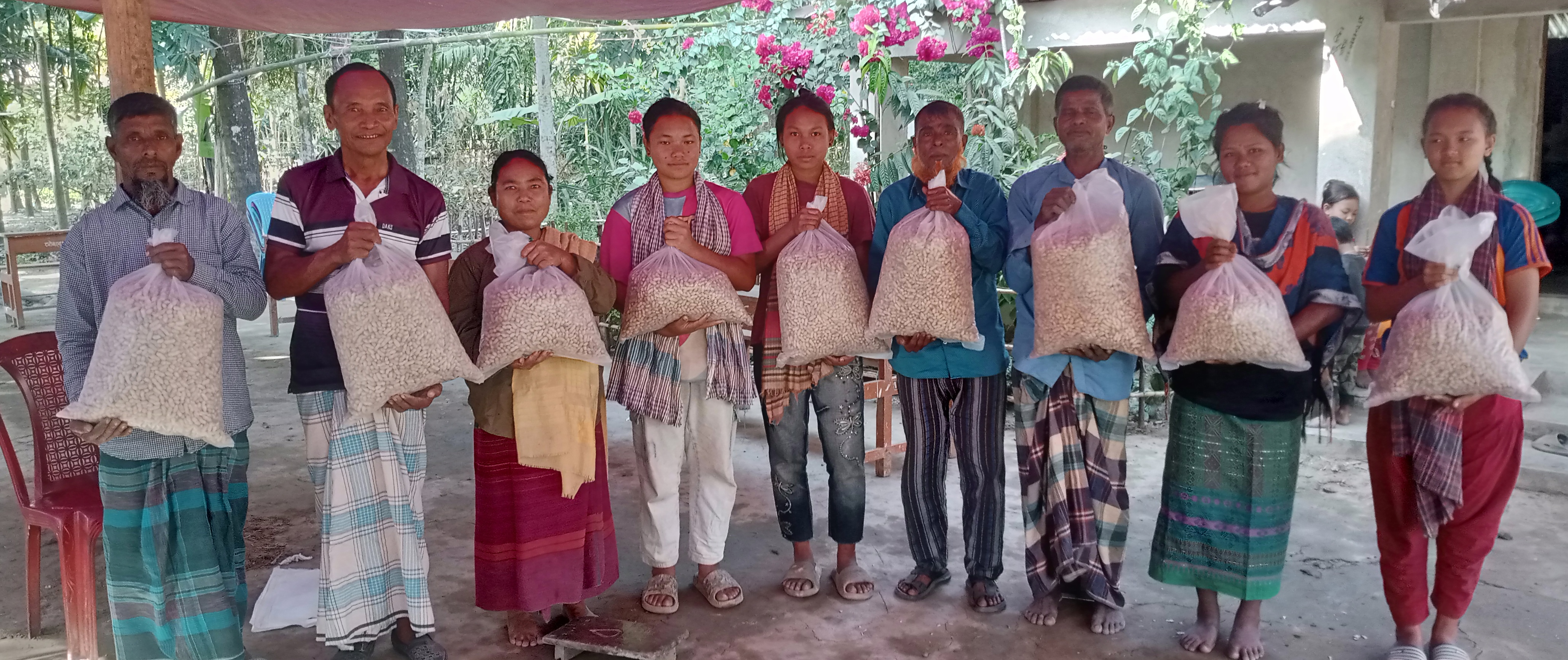 Farmers’ Joint fund and BARCIK support enable seed distribution in Chandradhinga