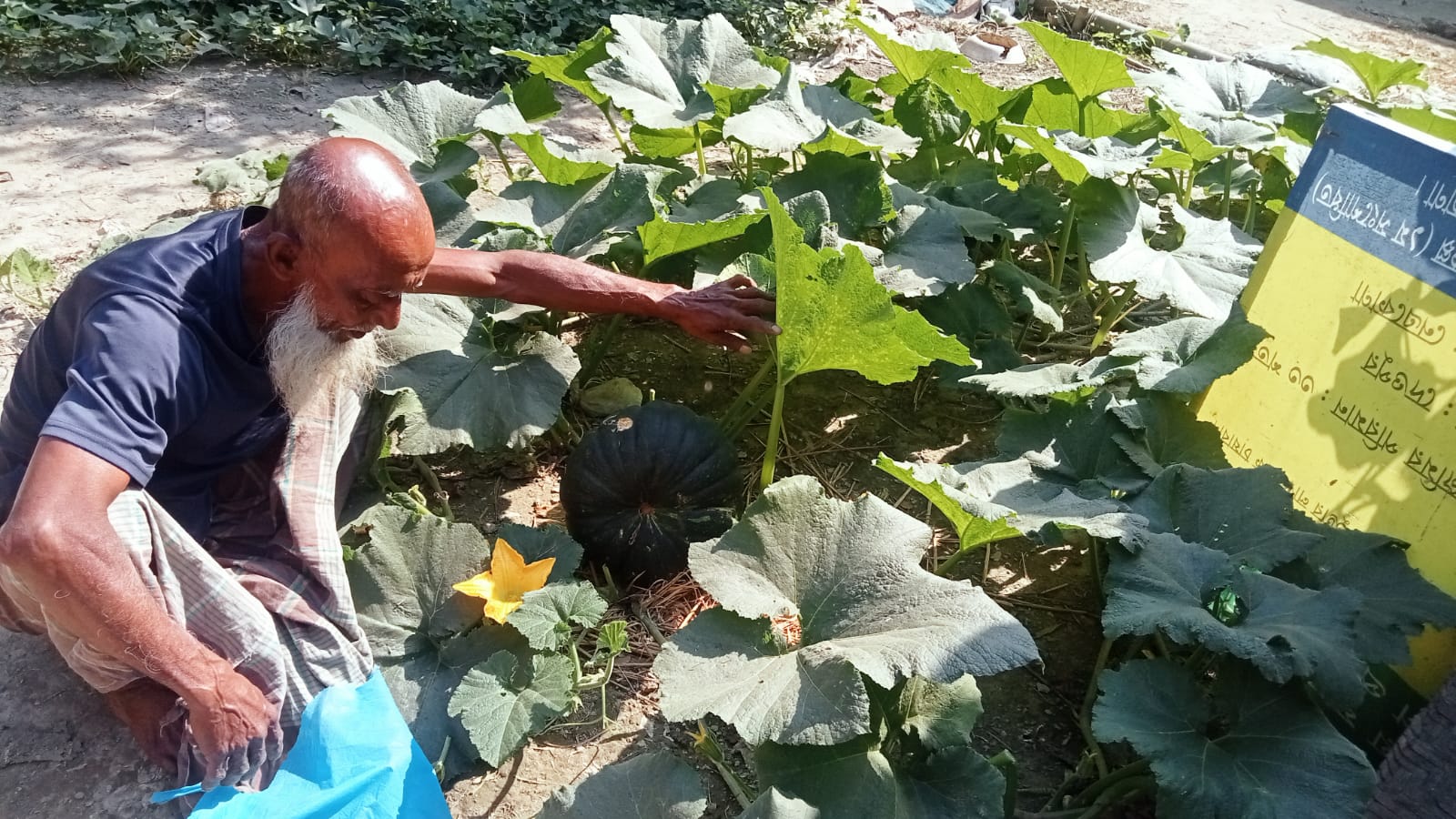 Farmer Abdul Kadir works for community development