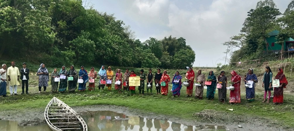 Water Rights demand raised on world water day in Manikganj